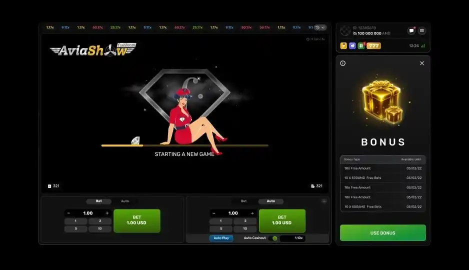 Aviashow RTP, Volatility & Technical Data